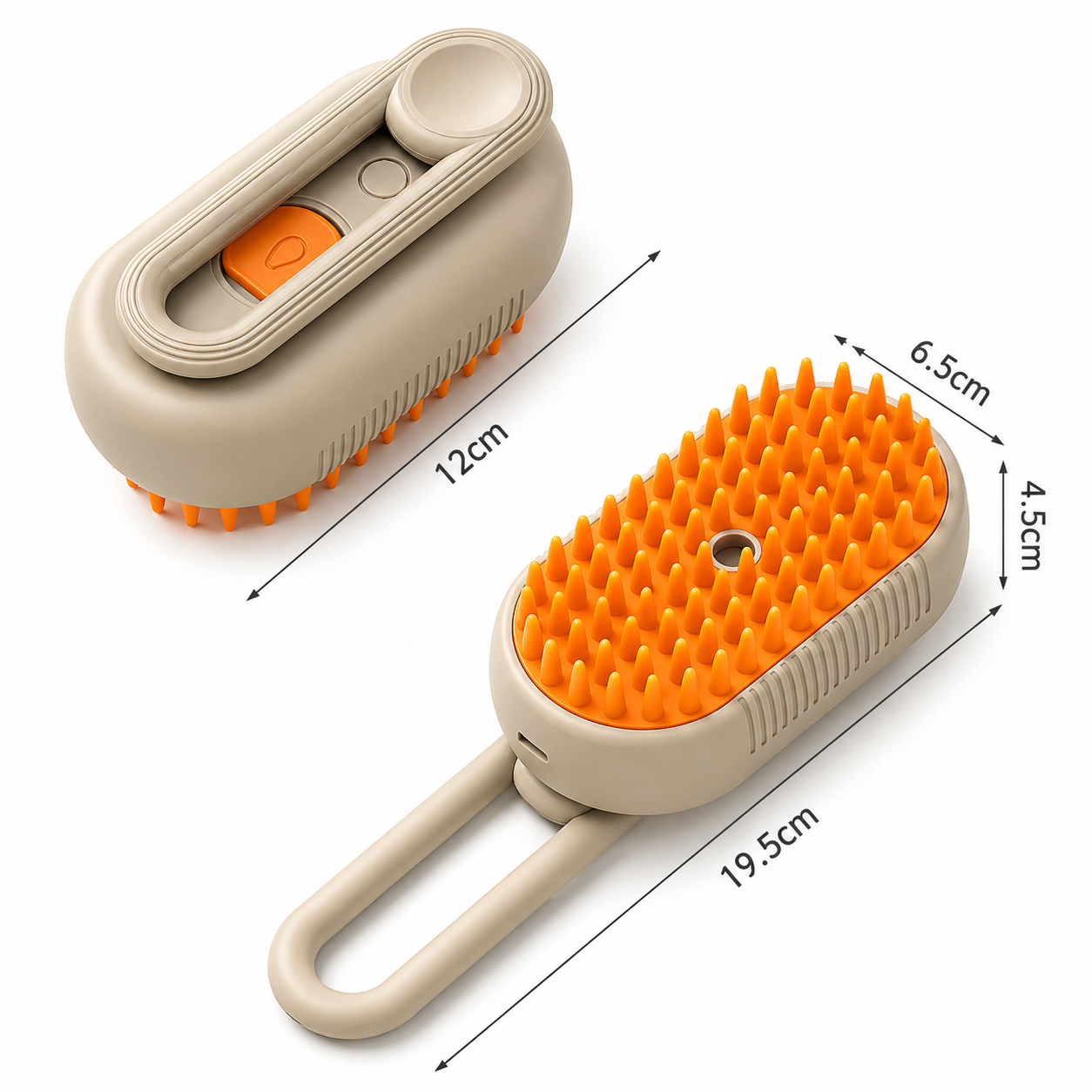 Steamy Self-Cleaning Pet Brush