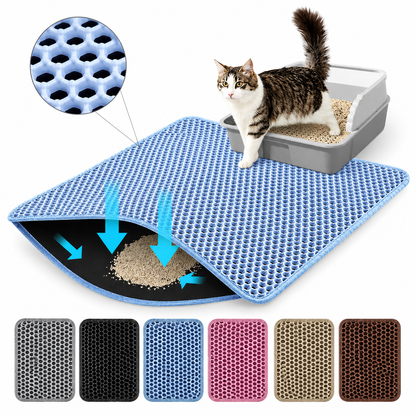 Double-Layer Cat Litter Trapping Mat